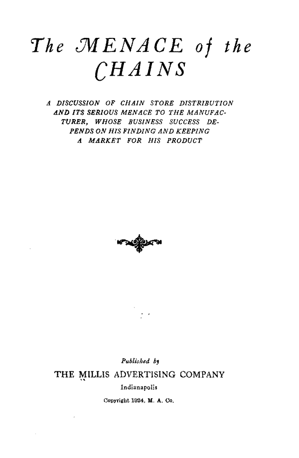 menace of the Chains